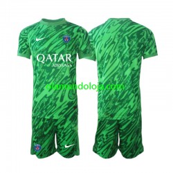 Camisola Paris Saint-Germain Guarda-redes Criança Equipamento Segundo 2024-2025 Manga Curta